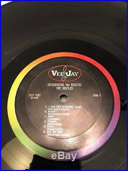 1963 Introducing The Beatles LP Record Album Vinyl Vee-Jay VJLP 1062 VG vinyl