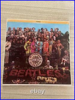 1967 The Beatles Sgt Peppers Lonely Hearts Club Band Vinyl with cut out included