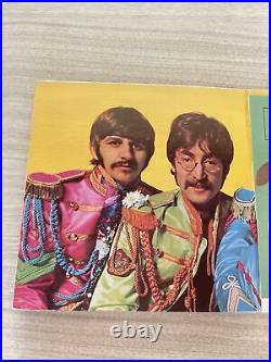 1967 The Beatles Sgt Peppers Lonely Hearts Club Band Vinyl with cut out included