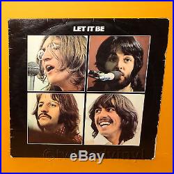 1970 Emi Apple The Beatles Let It Be Uk 12 Lp Album Vinyl Red Apple Logo Rare