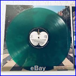 1978 THE BEATLES Abbey Road LP GREEN Vinyl UK Pressing Apple PCS 7088 SEALED