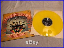 1978 The Beatles Magical Mystery Tour LP Record YELLOW VINYL Parlaphone PCTC 255