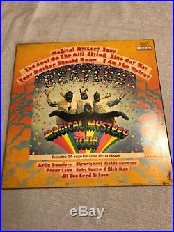1978 The Beatles Magical Mystery Tour LP Record YELLOW VINYL Parlaphone PCTC 255