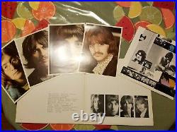 1st US Press 1968 The Beatles White Album, Numbered Low! With Pictures & Poster