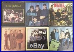 20 Vinyl Records 45 The Beatles Lot British Import Pic Sleeves New Condition