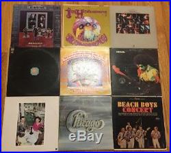 27 12 LP Vinyl Rock Record Lot! The Beatles, Led Zeppelin, King Crimson, + MORE