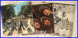 3 Beatles Record Albums Abbey Road Revolver Rubber Soul