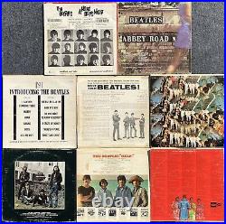 (8) THE BEATLES Vinyl Album LP Lot ABBEY ROAD SGT PEPPERS MYSTERY TOUR HELP! +++