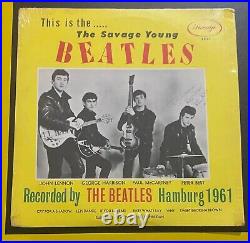 Autographed SAVAGE YOUNG BEATLES Signed by Drummer Pete Best Lennon McCartney