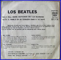 BEATLES 7 Roll Over Beethoven ARGENTINA 7 1964 Odeon Pops DTOA 3218
