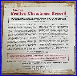 BEATLES CHRISTMAS RECORD 1964 Fan Club UK Flexi Disc & Cover LYN 757