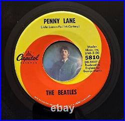 BEATLES EX+++ VINYL & SLEEVE 1967 Penny Lane BEAUTIFUL VINYL & SLEEVE! WOW