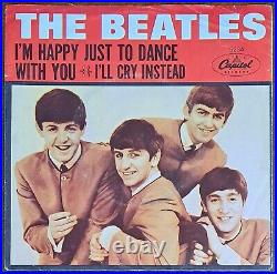 BEATLES NEAR MINT- VINYL/EX- SLEEVE'64 I'll Cry Instead RARE BEAUTIFUL VINYL