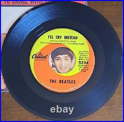 BEATLES NEAR MINT- VINYL/EX- SLEEVE'64 I'll Cry Instead RARE BEAUTIFUL VINYL