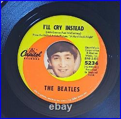 BEATLES NEAR MINT- VINYL/EX- SLEEVE'64 I'll Cry Instead RARE BEAUTIFUL VINYL