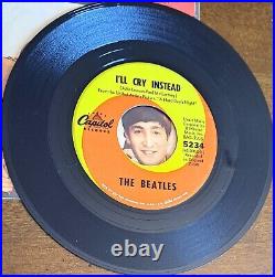 BEATLES NEAR MINT- VINYL/EX- SLEEVE'64 I'll Cry Instead RARE BEAUTIFUL VINYL