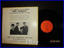 BEATLES Rare The Savage Young Beatles Savage BM 69 D/G orange 1964 Vinyl Lp Ex