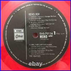BEATLES Revolver JAPAN RED-VINYL MONO 1982 Limited Press with OBI & INSERT rare