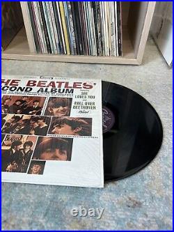 BEATLES SECOND ALBUM LP record Stereo 1978 Purple Label Shrink ST-2080 EX/EX