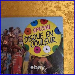 BEATLES Sgt. PEPPERS1967 STEREOORANGE VINYL FRENCH PRESSGATEFOLDODEONMINT