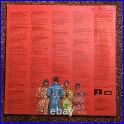 BEATLES Sgt. PEPPERS1967 STEREOORANGE VINYL FRENCH PRESSGATEFOLDODEONMINT