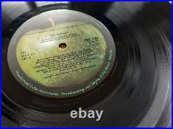 BEATLES WHITE ALBUM WITHDRAWN MONO 1ST PRESS 1111, 1968 Top Loader Variant 1 Ex