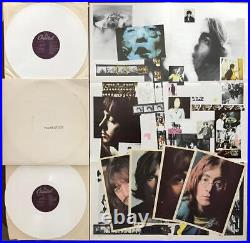 BEATLES WHITE ALBUMVG++ 1978 LIMITED WHITE VINYL 2LP RE COMPLETE withPOSTER+PICS