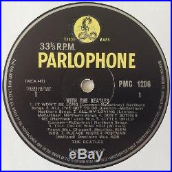 BEATLES WITH THE BEATLES 1963 UK MONO VINYL LP RECORD (2nd PRESSING 7N/7N)
