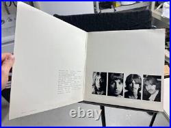 BEATLES White Album 2xLP Capitol Rainbow withPoster and Photos attached Vinyl NM