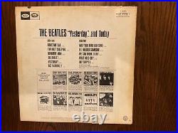 BEATLES YESTERDAY & TODAY 1966 JACKSONVILLE VINYL PRESSING, RIAA # 4, t-2553, VG