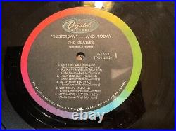 BEATLES YESTERDAY & TODAY 1966 JACKSONVILLE VINYL PRESSING, RIAA # 4, t-2553, VG