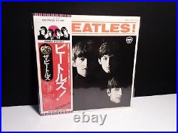 BEATLESMeet The BeatlesLp Japan Obi Japanese Mono Vinyl White Abbey Yellow