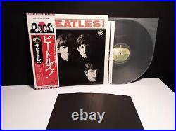 BEATLESMeet The BeatlesLp Japan Obi Japanese Mono Vinyl White Abbey Yellow