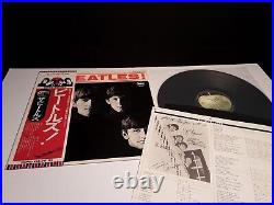 BEATLESMeet The BeatlesLp Japan Obi Japanese Mono Vinyl White Abbey Yellow