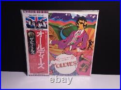 BEATLESOldiesLp Japan Obi NEW SEALED Vinyl White Pepper Yellow Revolver Hits