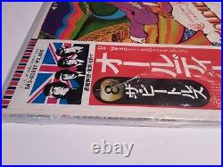 BEATLESOldiesLp Japan Obi NEW SEALED Vinyl White Pepper Yellow Revolver Hits