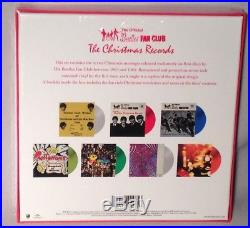 BOX SET THE BEATLES Christmas Records (7 x 45's, Colored Vinyl) NEW MINT SEALED
