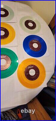 Beatles 15 Colored Vinyl 45 Set 1987 Jukebox Only