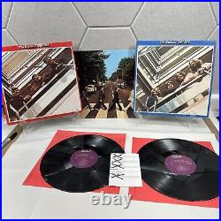 Beatles 1962-1966 1967-1970 Red Blue Vinyl Lp Abbey Road Lot EX+ Analog Reissue