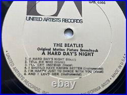 Beatles A Hard Day's Night US Stereo LP With 2 Errors In Shrink NM