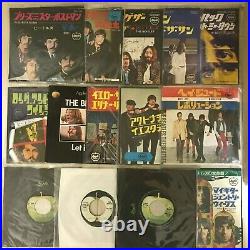 Beatles Apple Lot Of 14 Japan Ep Vinyl Record 7 F/s