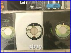 Beatles Apple Lot Of 14 Japan Ep Vinyl Record 7 F/s