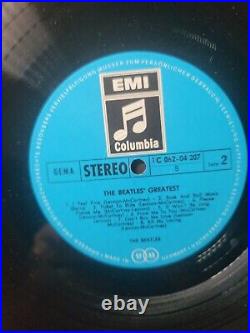 Beatles Greatest EMI Odeon Blue label 1C 072-04 207 German Import Excellent