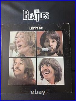 Beatles Let It Be Apple Winchester Record club ORIGINAL 1970 RARE EX