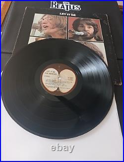 Beatles Let It Be Apple Winchester Record club ORIGINAL 1970 RARE EX