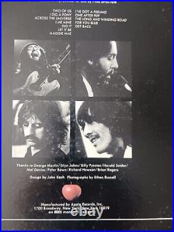 Beatles Let It Be Apple Winchester Record club ORIGINAL 1970 RARE EX