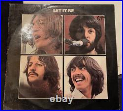 Beatles Let It Be Limited Edition Vinyl LP Record & Book, No Box UK 1970 PXS-1