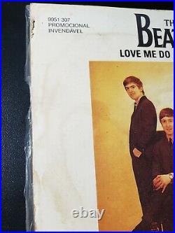 Beatles Love Me Do Brazil PROMO 7 Vinyl Single withINSERT 1000only 1992- butcher