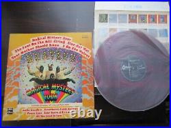 Beatles Magical Mystery Tour Japan Odeon Red Vinyl LP OP-9728 Lennon McCartney