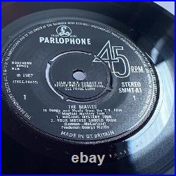 Beatles Magical Mystery Tour NM Original Stereo Double Vinyl 7 UK EP SMMT 1